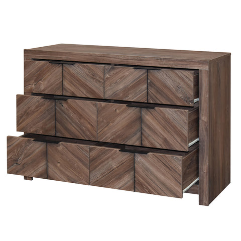 Gressa 6 Drawer Dresser Stirling Oak